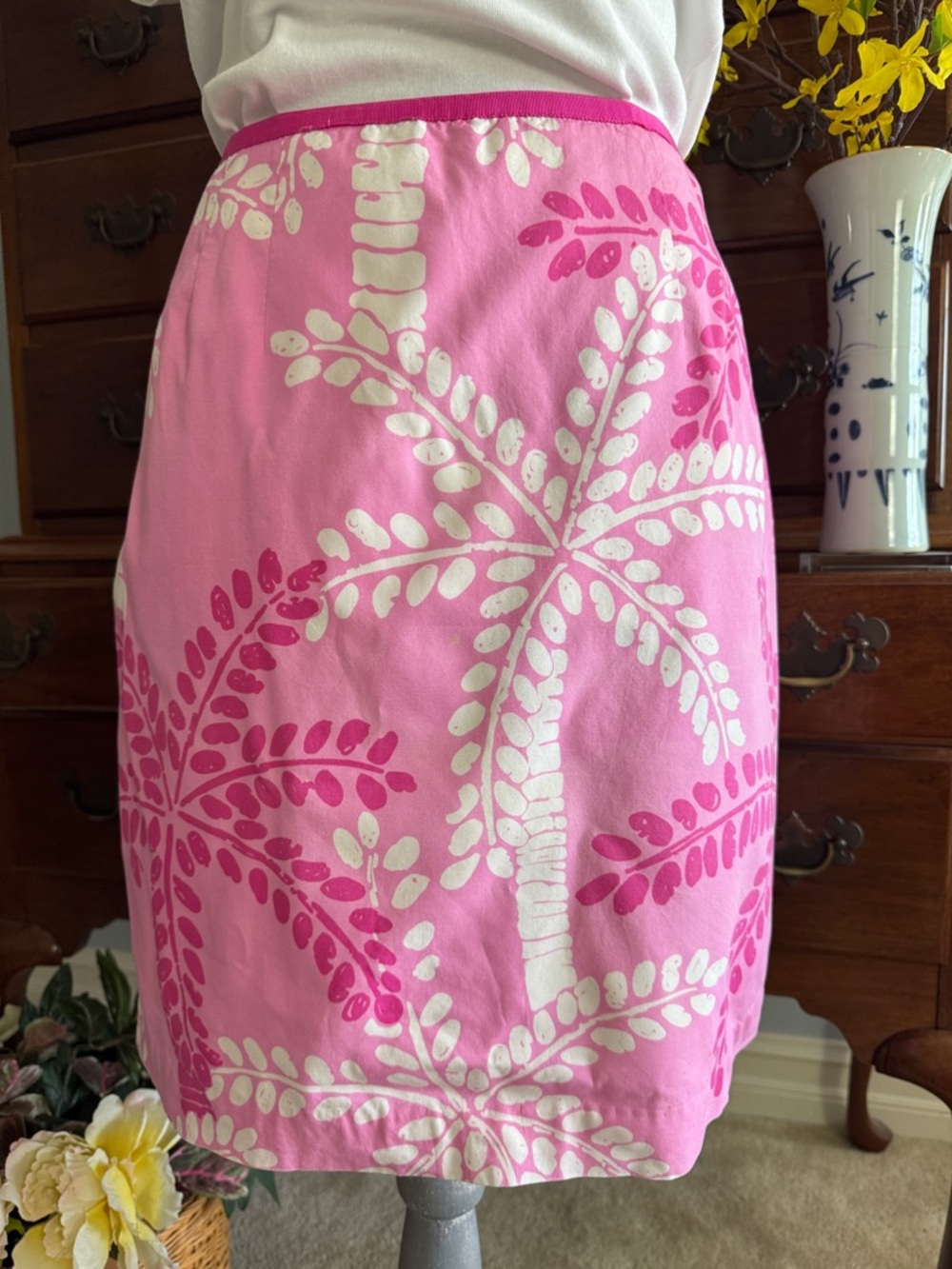 Lilly Pulitzer Palm Tree Skirt Size 10 - Picture 11 of 11